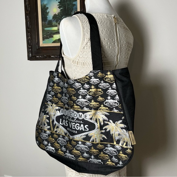 Vintage Las Vegas Tote Bag - Picture 1 of 8